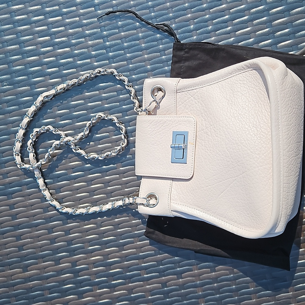 CHANEL Reissue Pink Caviar Leather Silver Turnlock Chain Crossbody Bag - Picture 3 of 10